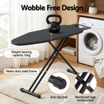 Foldable Ironing Board 6-Height Adjustable Iron Rest | HomeAndLiving