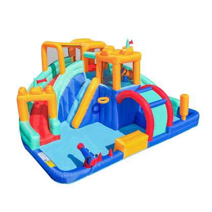 Giant Inflatable Water Park Castle 480x390x245cm