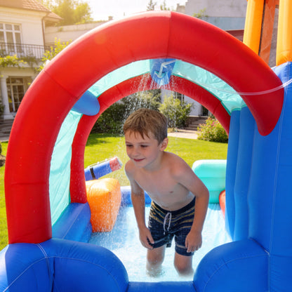 Giant Inflatable Water Park Castle 480x390x245cm