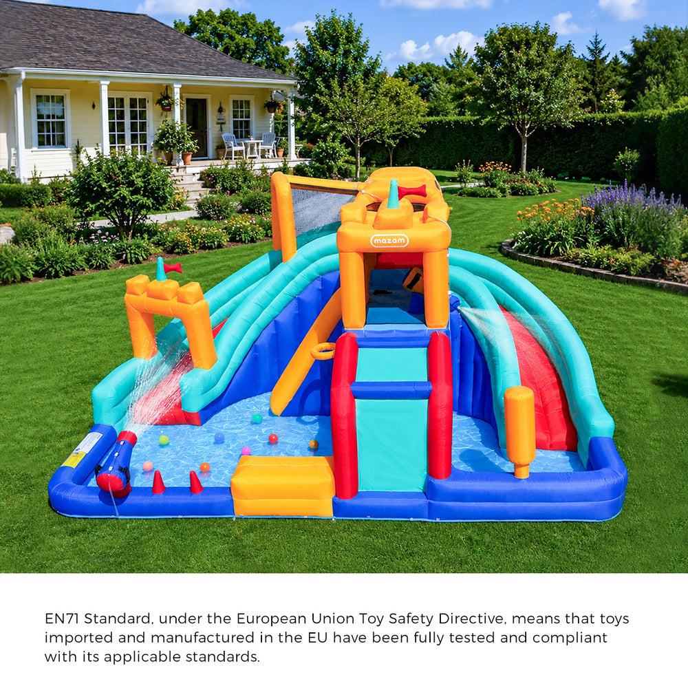 Giant Inflatable Water Park Castle 480x390x245cm