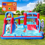 11 Play Zones Inflatable Trampoline Bounce House Jumping Water Slide