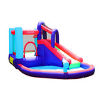 Inflatable Water Slide Bounce House 6 Play Zones