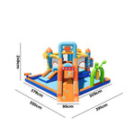 12 Play Zones Inflatable Trampoline Castle Space Theme