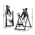 Heavy-Duty Inversion Table for Home Gym - Grey