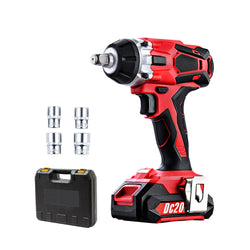 Cordless Impact Wrench 20V Lithium-Ion Battery Rattle Gun Sockets