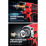Cordless Impact Wrench 20V Lithium-Ion Battery Rattle Gun Sockets
