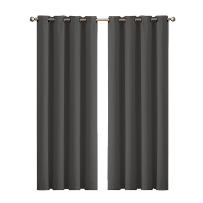 2x Blockout Curtains Panels 3 Layers Eyelet
