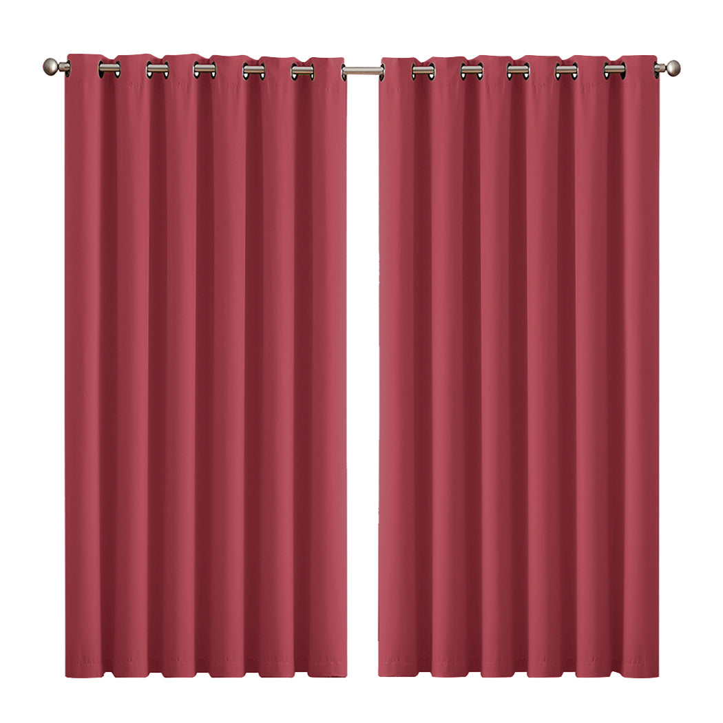 2x Blockout Curtains Panels 3  Layers
