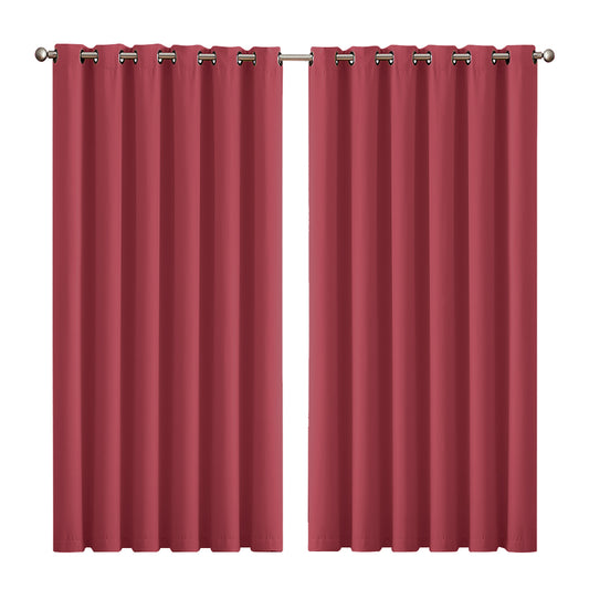 2x Blockout Curtains Panels 3  Layers