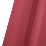 2x Blockout Burgundy Curtains Panels 3 Layers