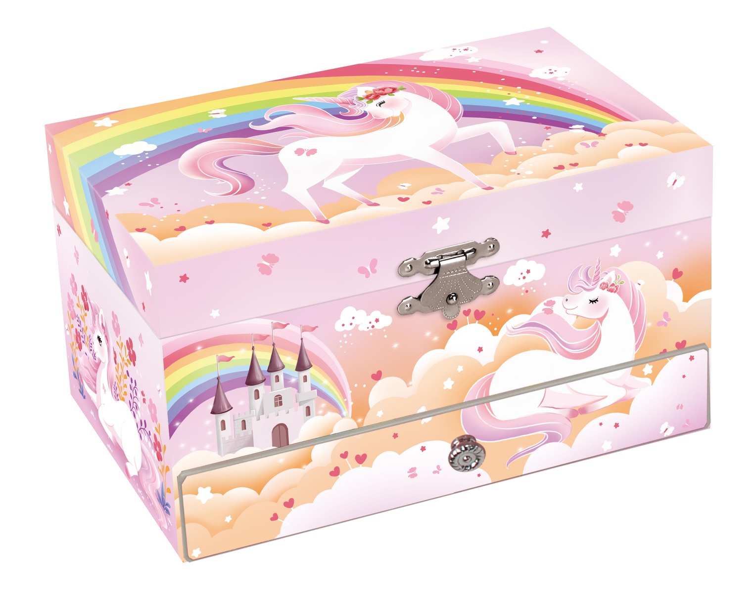 Rainbow Unicorn Heirloom Music Box