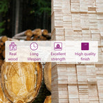 Solid Pine Sideboard 70x35x80cm Rustic | HomeAndLiving