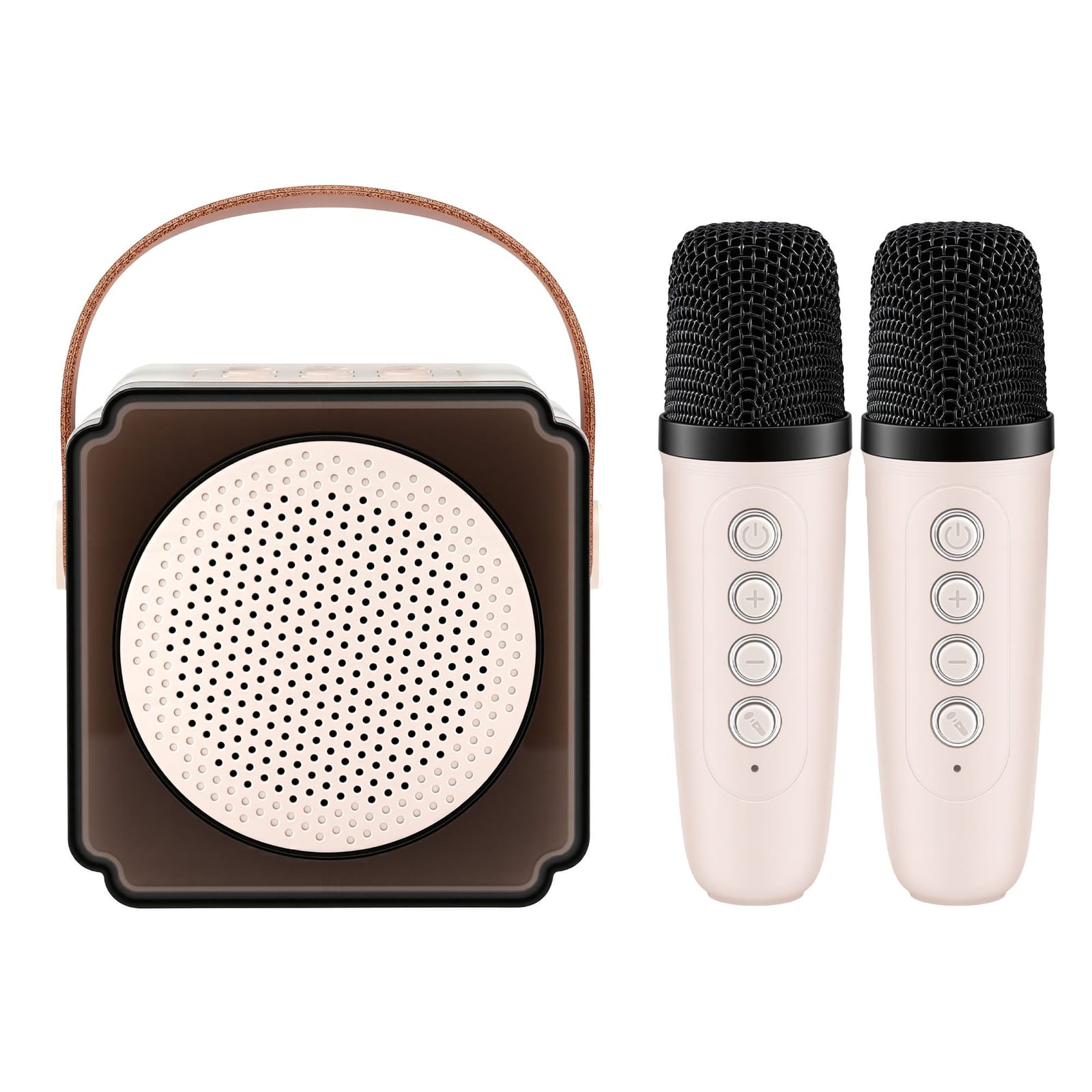 Portable Karaoke Machine 2 Wireless Mics | HomeAndLiving - 4