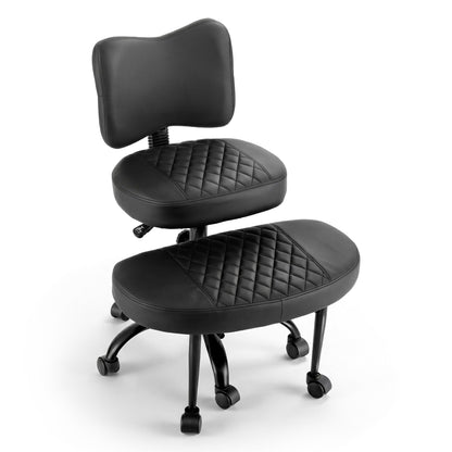 Kneeling Chair Ergonomic Meditation Office Seat | HomeAndLiv - 2