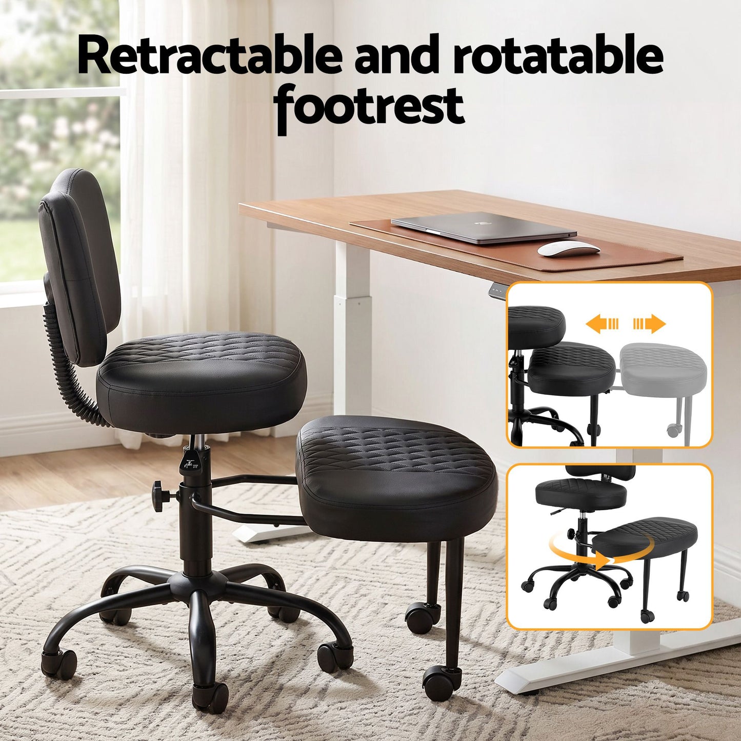 Kneeling Chair Ergonomic Meditation Office Seat | HomeAndLiv - 6