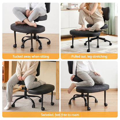 Kneeling Chair Ergonomic Meditation Office Seat | HomeAndLiv - 7