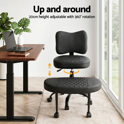 Kneeling Chair Ergonomic Meditation Office Seat | HomeAndLiv - 8