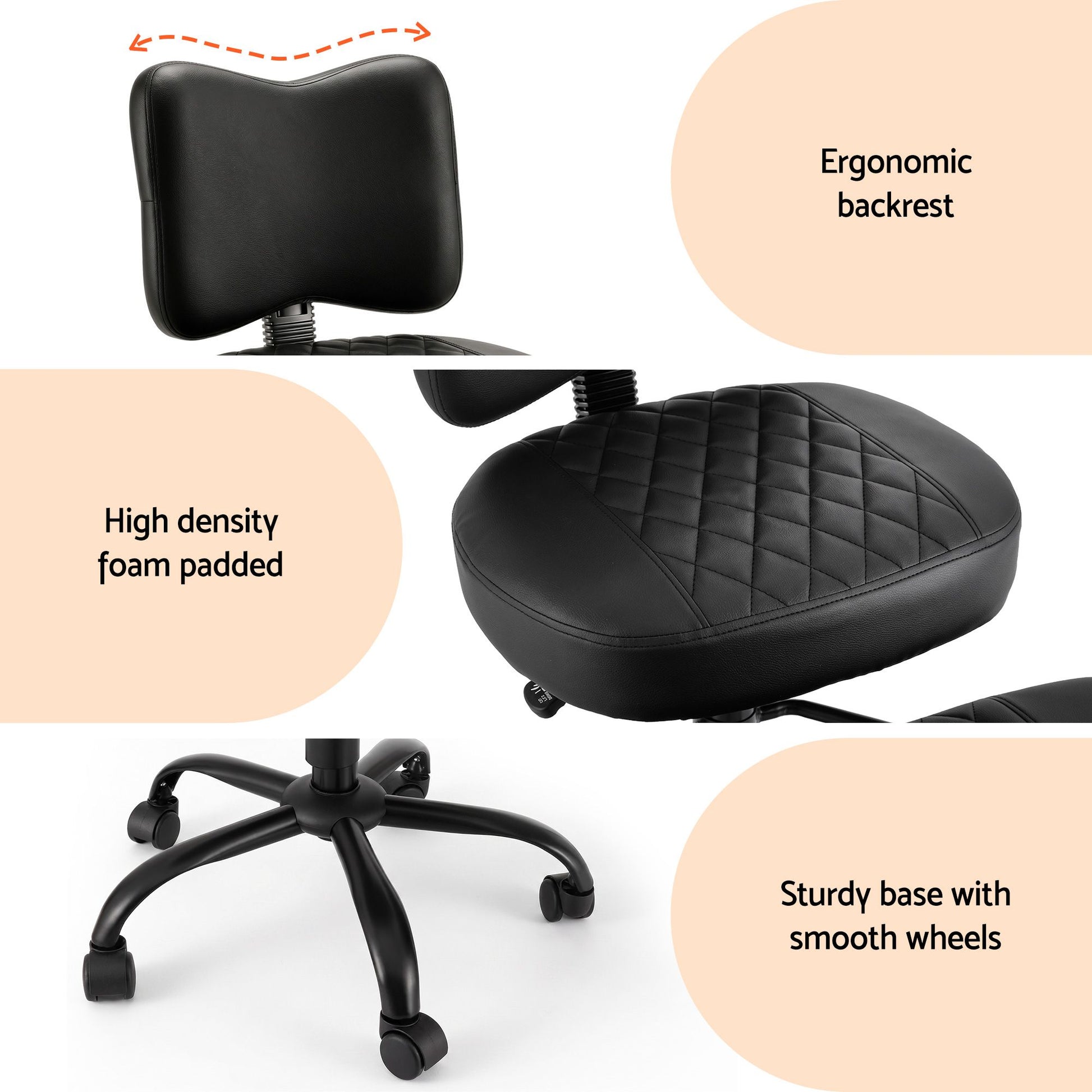 Kneeling Chair Ergonomic Meditation Office Seat | HomeAndLiv - 10