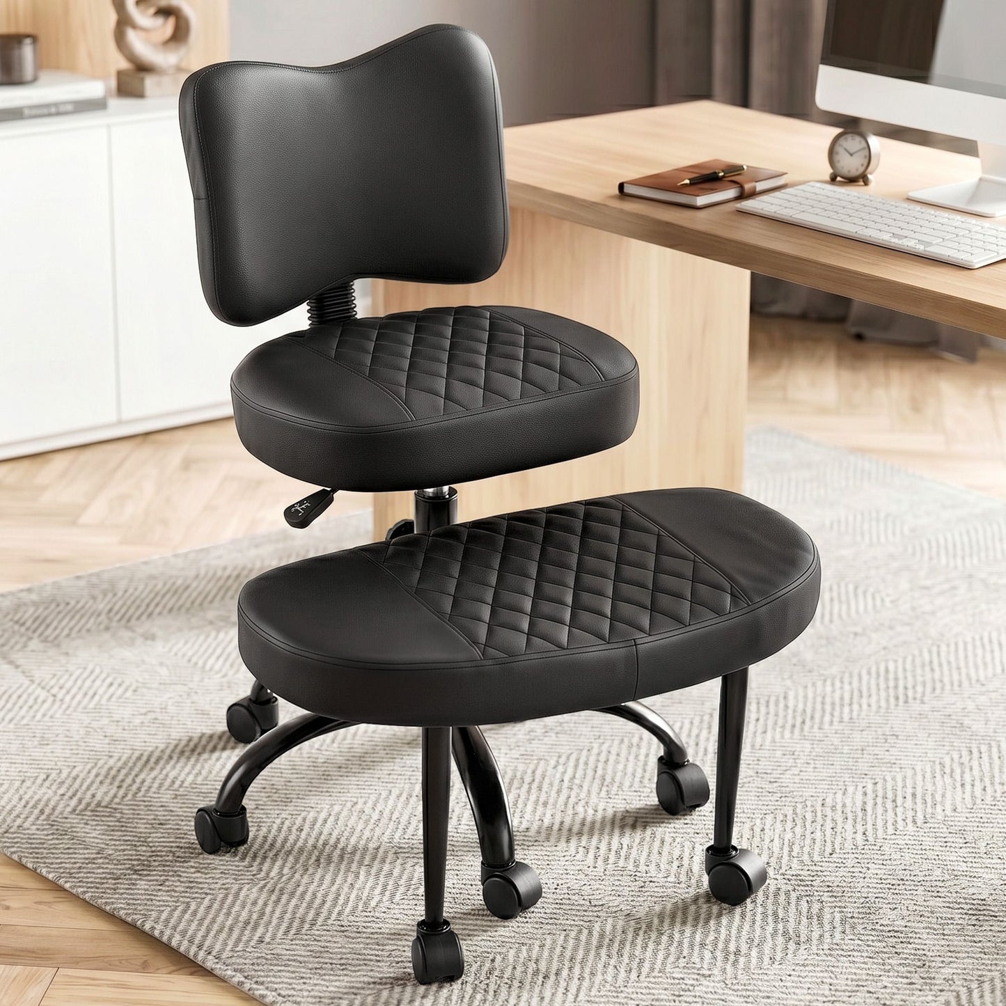 Kneeling Chair Ergonomic Meditation Office Seat | HomeAndLiv