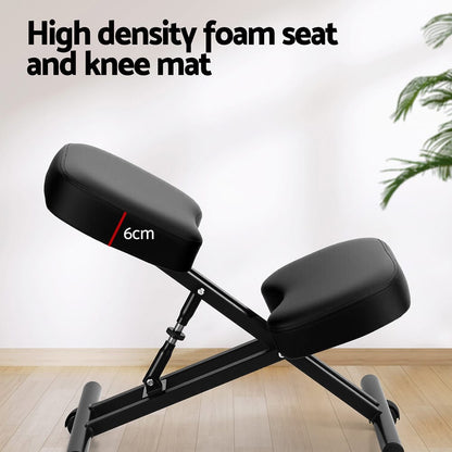 Ergonomic Kneeling Chair Black 56x46x54cm