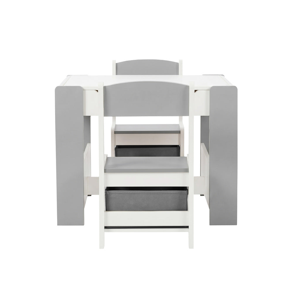 Kids Chalkboard Table Chair Set Storage | HomeAndLiving