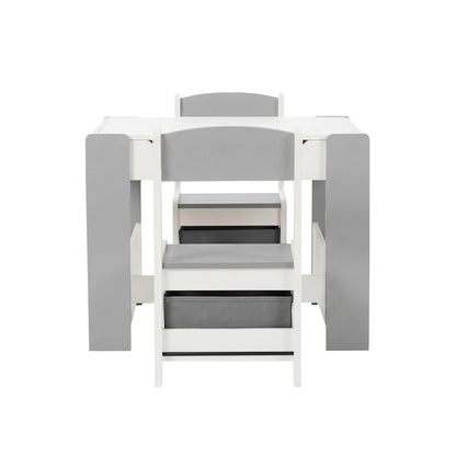 Kids Chalkboard Table Chair Set Storage | HomeAndLiving