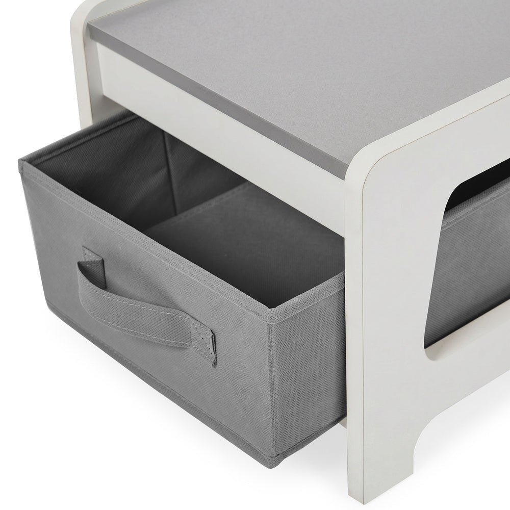 Kids Chalkboard Table Chair Set Storage | HomeAndLiving
