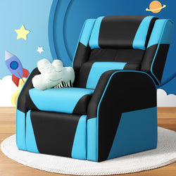 Kids Recliner Chair Pu Leather Gaming Sofa Lounge Couch Children Armchair