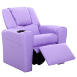 Luxury Kids Recliner Sofa Armchair Purple