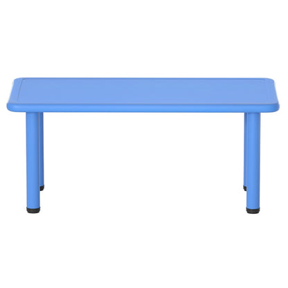 Kids Table Plastic Square Activity Study Desk 60X120CM