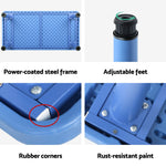 5PCS Kids Table and Chairs Set Children Study Desk Furniture Plastic 4 Chairs