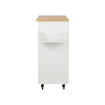 Kitchen Trolley Rolling Storage Cart With Drawer And Towel Rack