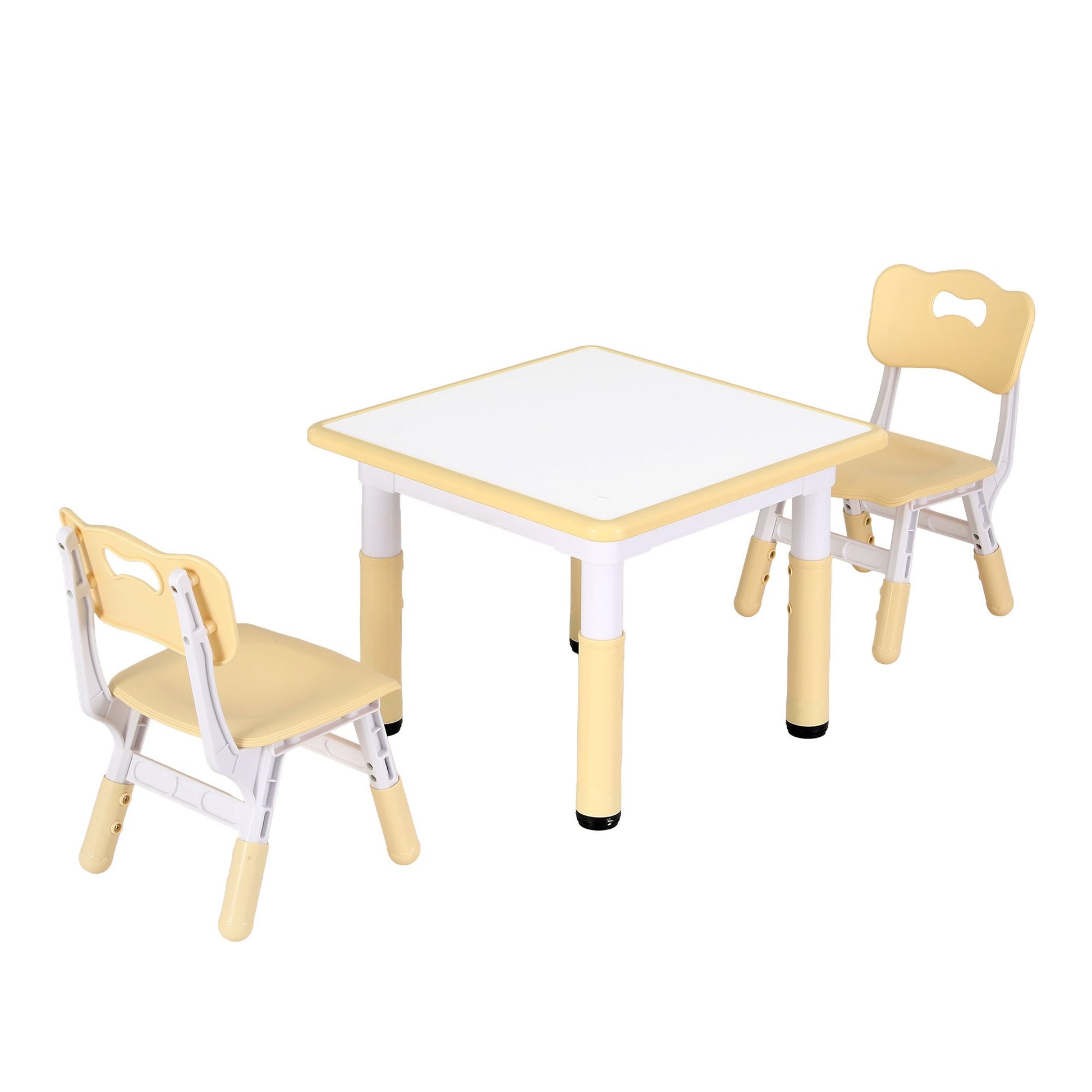 Kids Table 2 Chairs Height Adjustable Set | HomeAndLiving - 4