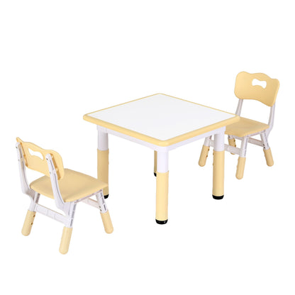 Kids Table 2 Chairs Height Adjustable Set | HomeAndLiving - 4