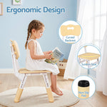 Kids Table 2 Chairs Height Adjustable Set | HomeAndLiving