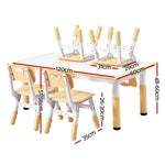 1 Kids Table and 4 Chairs Set Graffiti