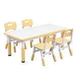 1 Kids Table and 4 Chairs Set Graffiti