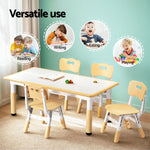 1 Kids Table and 4 Chairs Set Graffiti