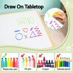 1 Kids Table and 4 Chairs Set Graffiti