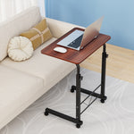 Laptop Desk Table Adjustable 60Cm Dark Wood