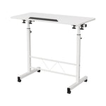 Laptop Desk Table Adjustable 80Cm White