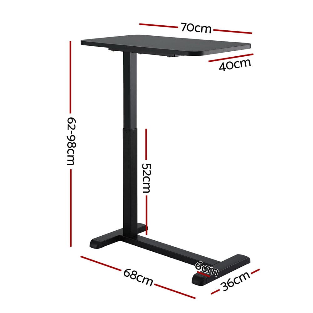 Adjustable Laptop Desk Mobile 70x40x62cm