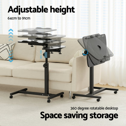 Laptop Desk Table Fan Cooling Black