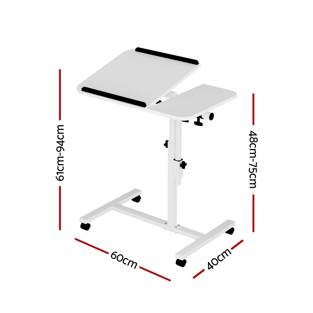 Laptop Desk Table Fan Cooling White 60Cm
