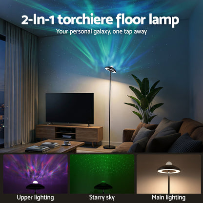LED Floor Lamp Galaxy Projector RGB 178cm | Home & Living
