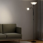 Modern Floor Lamp Mother and Child Black/Silver