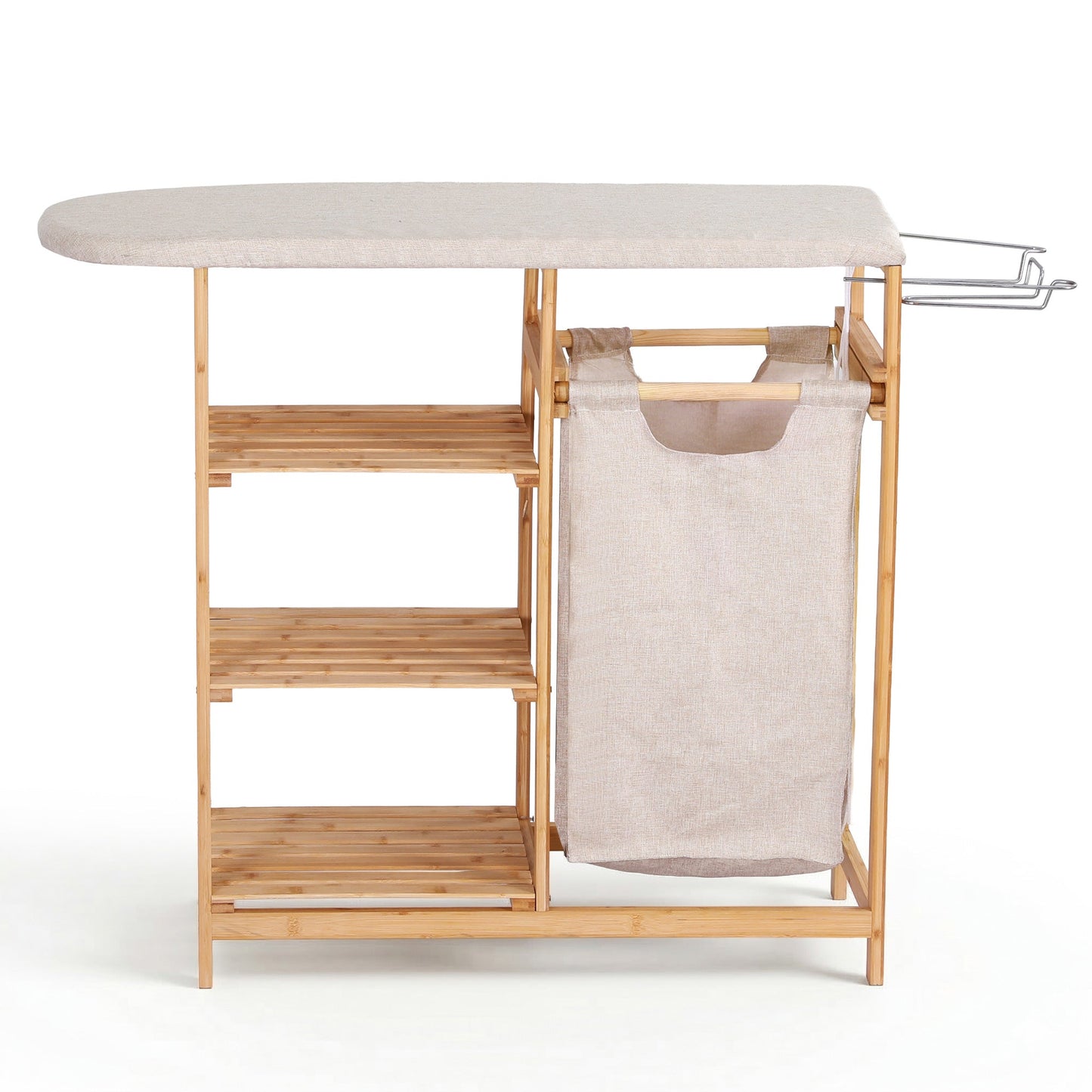 Bamboo Laundry Hamper Ironing Board 38L | Home & Living