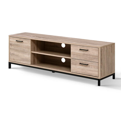 Tv Cabinet Entertainment Unit 132Cm Pine Tania