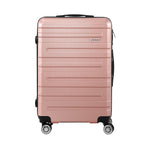 Luggage Suitcase Trolley Set Travel TSA Lock Pink/Purple