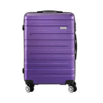 Luggage Suitcase Trolley Set Travel TSA Lock Pink/Purple